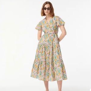Faux-wrap dress in Liberty® Mini Floral Walk